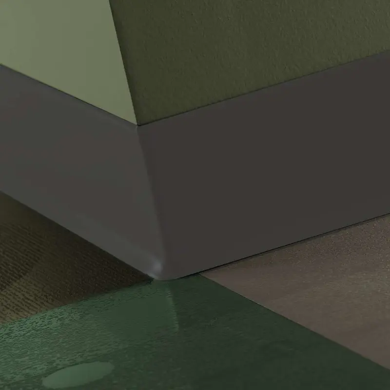 Tarkett - Traditional Vinyl .080" (Type TV) - CB 44 6 X 4 .080 TOE 6" #44 Dark Brown - Wall Base 4' (Pack of 30)