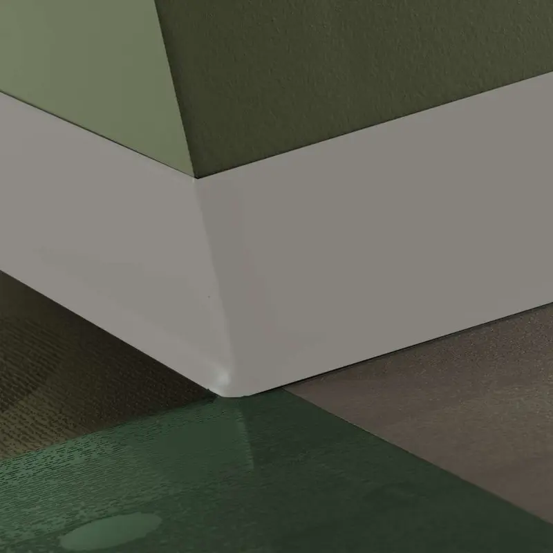 Tarkett - Traditional Vinyl .080" (Type TV) - CB 55 6 X 4 .080 TOE 6" #55 Silver Grey - Wall Base 4' (Pack of 30)