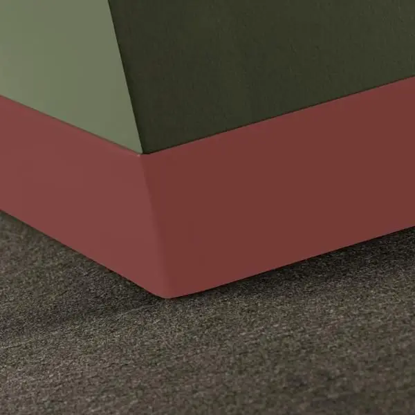 Tarkett - Traditional Vinyl .080" (Type TV) - CBT VL7 4 X 120 .080 Toeless 4" #VL7 Sailor Red - Wall Base 120'