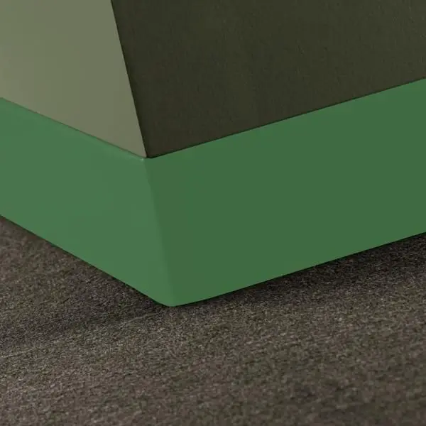 Tarkett - Traditional Vinyl .080" (Type TV) - CBT VL8 4 X 120 .080 Toeless 4" #VL8 Grinch - Wall Base 120'