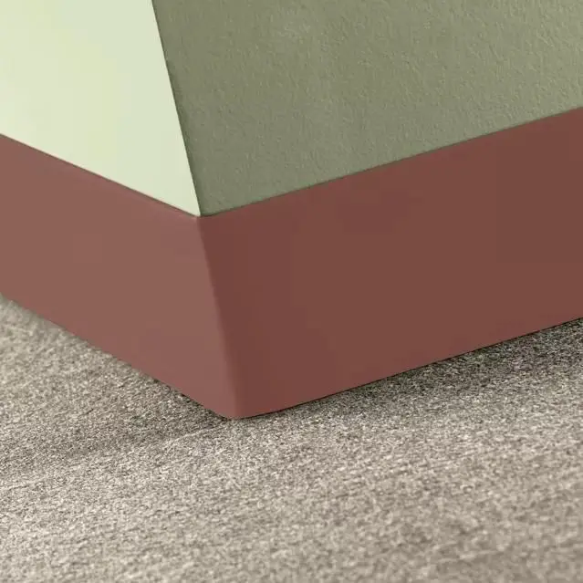 Tarkett - Traditional Vinyl .080" (Type TV) - CBT VL9 4 X 120 .080 Toeless 4" #VL9 Red Clay - Wall Base 120'