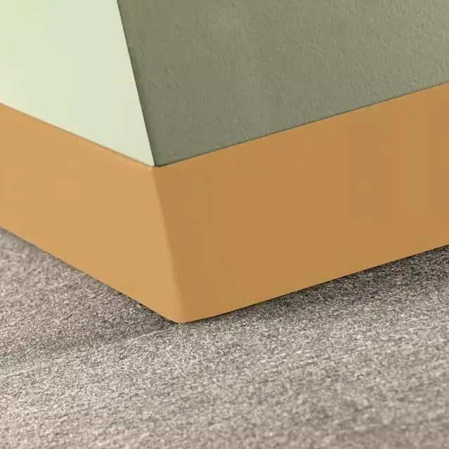 Tarkett - Traditional Vinyl .080" (Type TV) - CBT VM8 4 X 120 .080 Toeless 4" #VM8 Mr Sunshine - Wall Base 120'