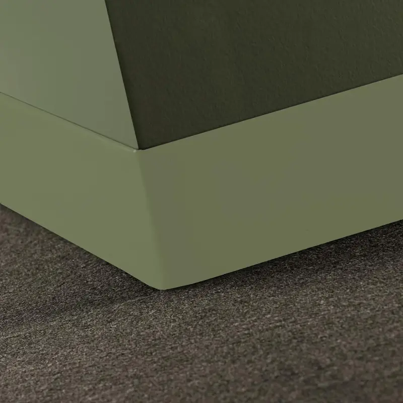 Tarkett - Traditional Vinyl .080" (Type TV) - CBT VN3 4 X 120 .080 Toeless 4" #VN3 Gecko - Wall Base 120'