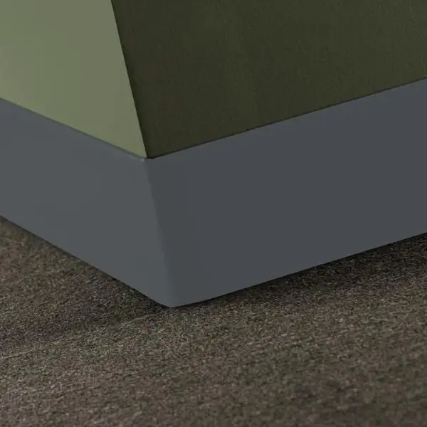 Tarkett - Traditional Vinyl .080" (Type TV) - CBT TA6 6 X 120 .080 Toeless 6" #TA6 Bedrock - Wall Base 120'