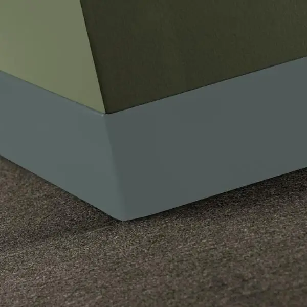 Tarkett - Traditional Vinyl .080" (Type TV) - CBT TG6 6 X 120 .080 Toeless 6" #TG6 Mink - Wall Base 120'