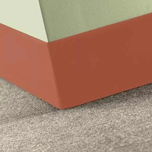 Tarkett - Traditional Vinyl .080" (Type TV) - CBT VM1 6 X 120 .080 Toeless 6" #VM1 Hot Spice - Wall Base 120'