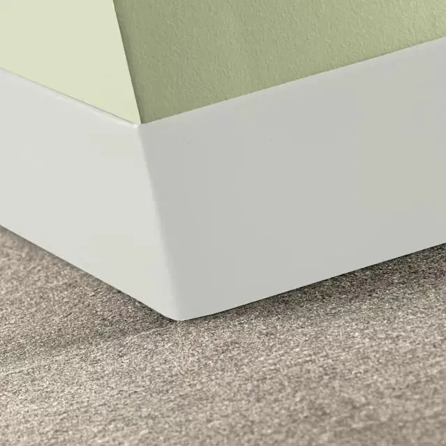 Tarkett - Traditional Vinyl .080" (Type TV) - CBT TG1 6 X 120 .080 Toeless 6" #TG1 Snowbound - Wall Base 120'