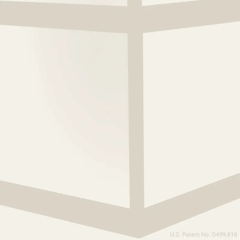 Tarkett - Millwork Wall Finishing System - CHR 27 C Rampart Chair Rail 4" #27 Mist - Wall Base 8' (Pack of 5)