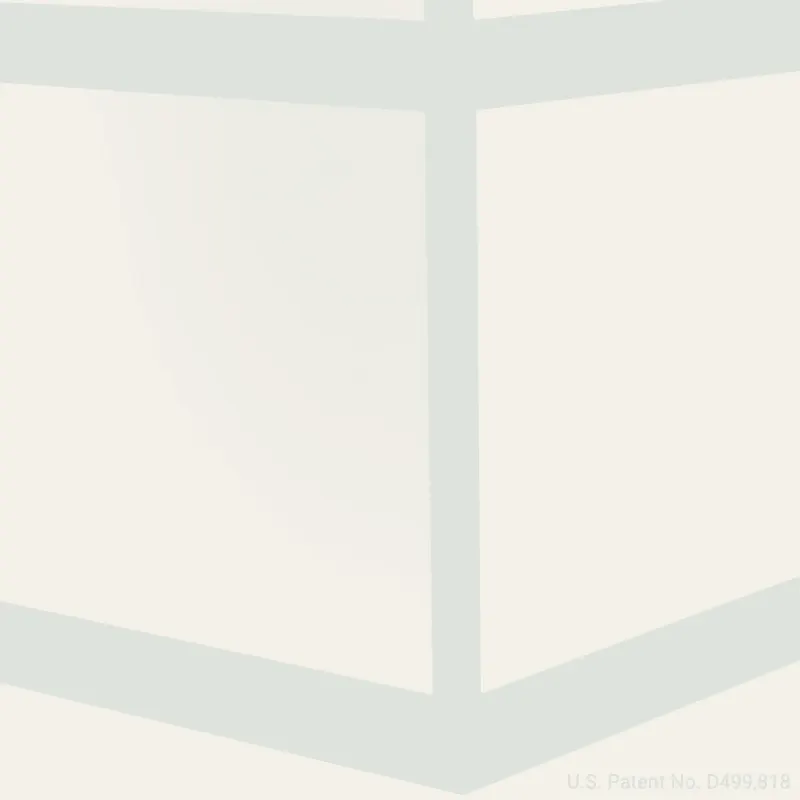 Tarkett - Millwork Wall Finishing System - CHR 50 C Rampart Chair Rail 4" #50 White - Wall Base 8' (Pack of 5)