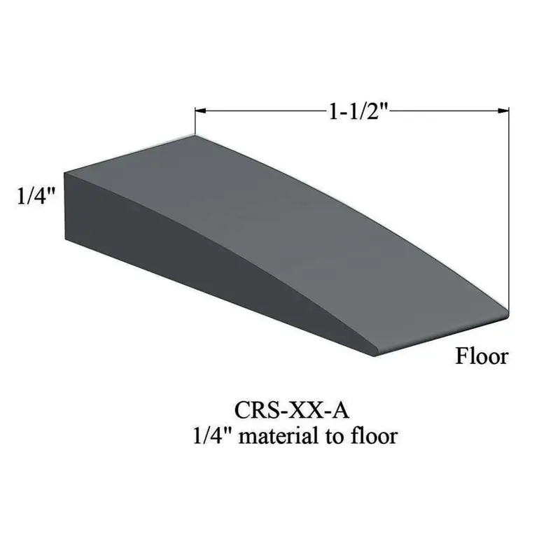 Tarkett - Reducers - CRS 71 A for 1/4" Material to Floor #71 Storm Cloud 12'