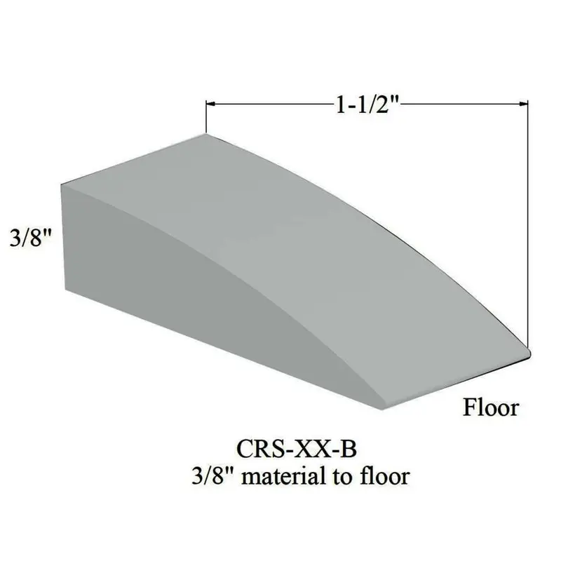 Tarkett - Reducers - CRS 21 B for 3/8" Material to Floor #21 Platinum 12'