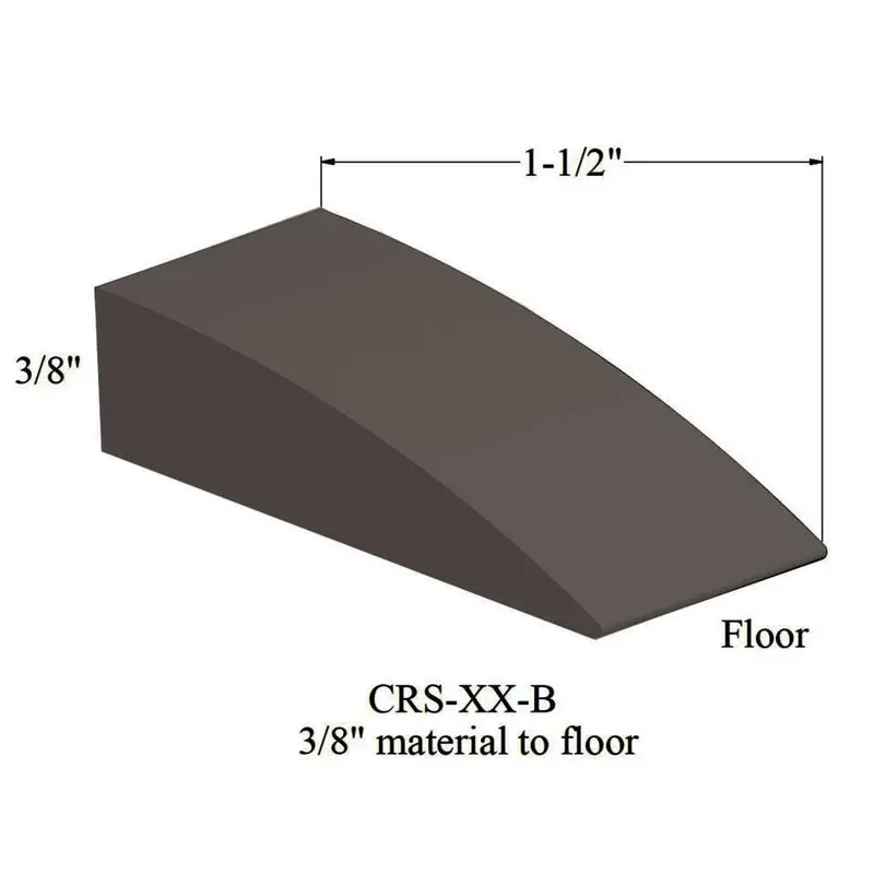Tarkett - Reducers - CRS 47 B for 3/8" Material to Floor #47 Brown 12'