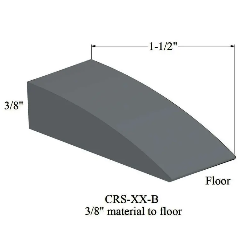 Tarkett - Reducers - CRS 71 B for 3/8" Material to Floor #71 Storm Cloud 12'