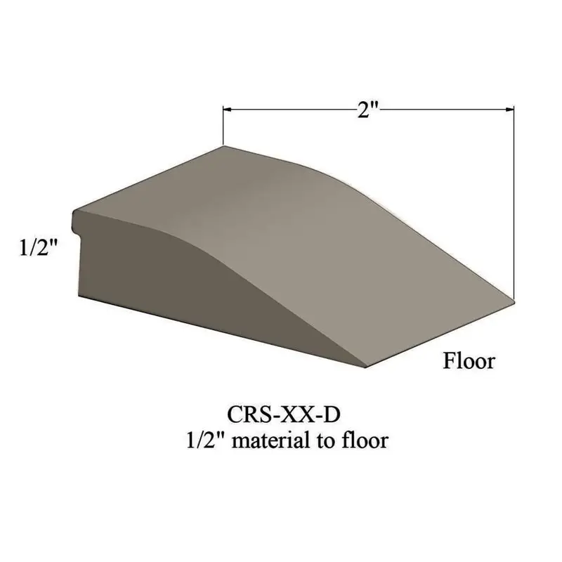 Tarkett - Reducers - CRS 09 D for 1/2" Material to Floor #09 Clay 12'