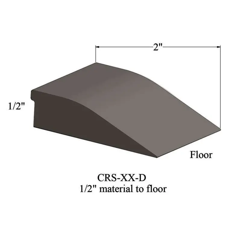 Tarkett - Reducers - CRS 283 D for 1/2" Material to Floor #283 Toast 12'