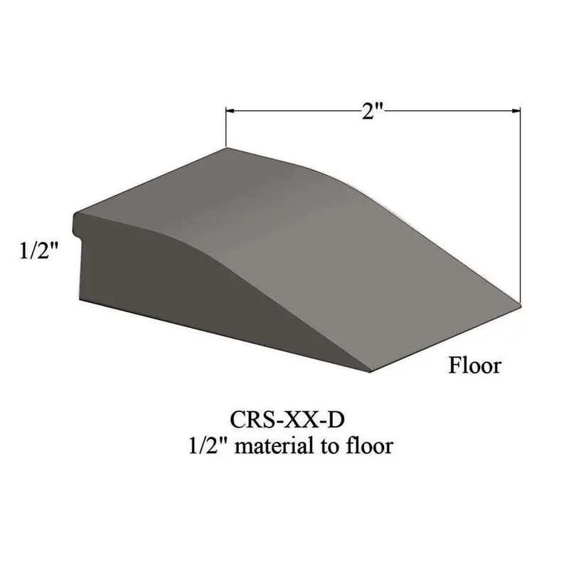 Tarkett - Reducers - CRS 32 D for 1/2" Material to Floor #32 Pebble 12'