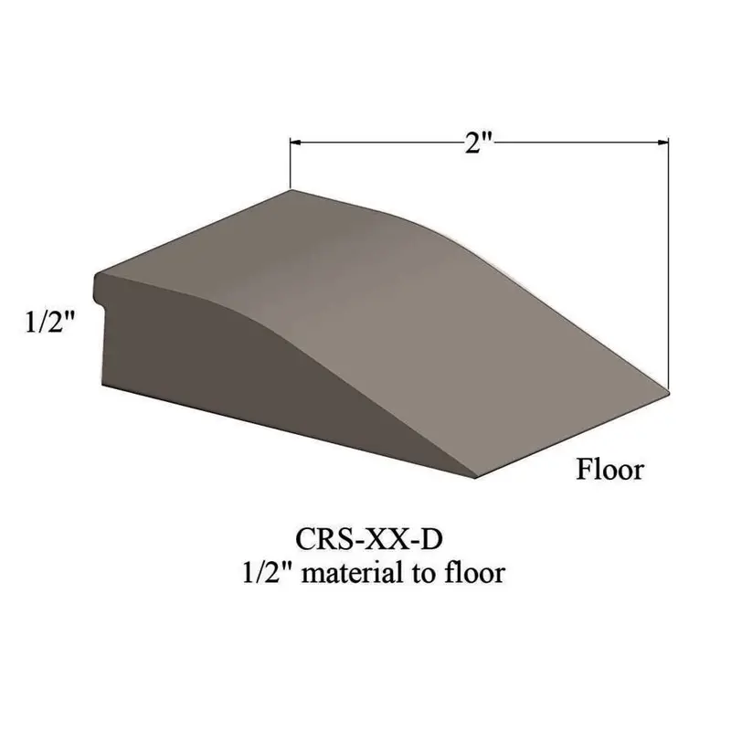 Tarkett - Reducers - CRS 42 D for 1/2" Material to Floor #42 Sable 12'