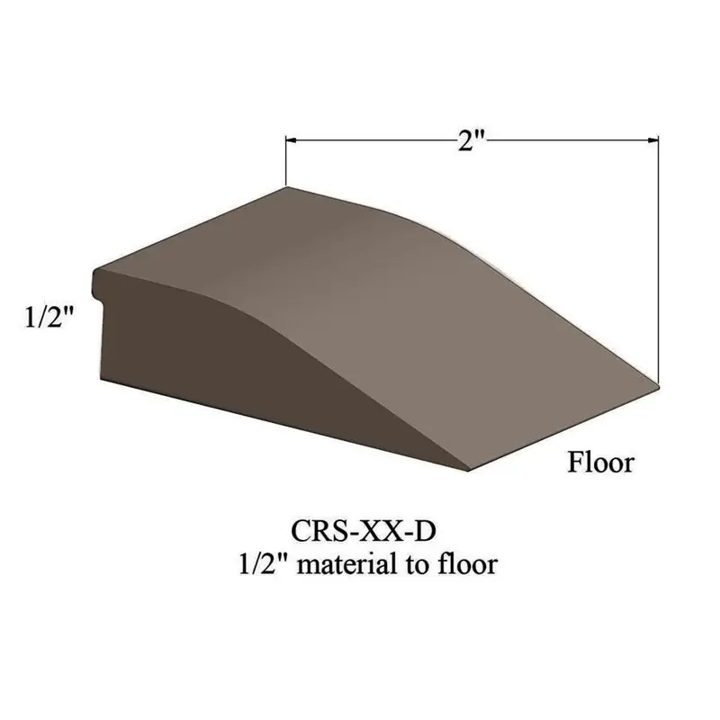 Tarkett - Reducers - CRS 45 D for 1/2" Material to Floor #45 Sandalwood 12'