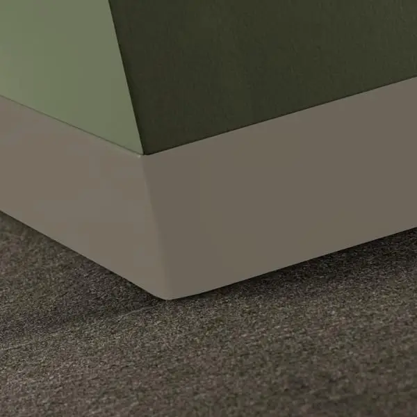 Tarkett - Duracove Thermoplastic Rubber 1/8" (Type TP) - DC 281 2.5 X 120 1/8 TOE Duracove 2-1/2" #281 Grizzly - Wall Base 120'