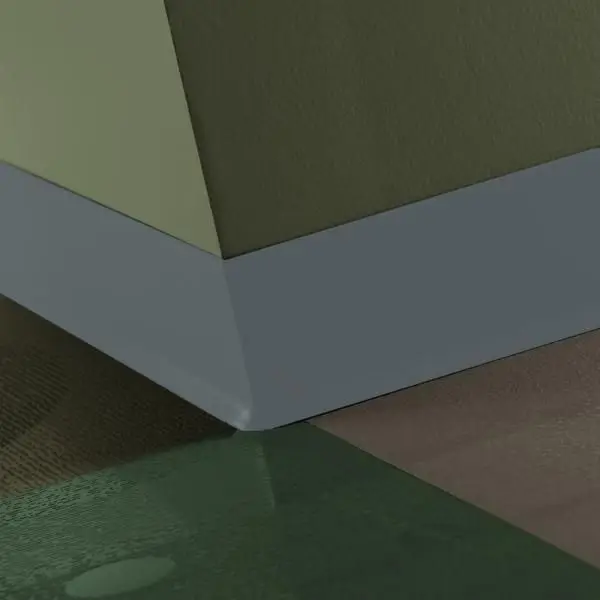 Tarkett - Duracove Thermoplastic Rubber 1/8" (Type TP) - DC 71 0.125 X 4 1/8 TOE Duracove 1/8" #71 Storm Cloud - Wall Base 4' (Pack of 30)