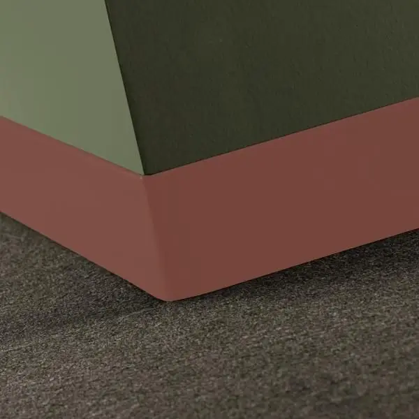 Tarkett - Duracove Thermoplastic Rubber 1/8" (Type TP) - DC VL9 4 X 120 1/8 TOE Duracove 4" #VL9 Red Clay - Wall Base 120'