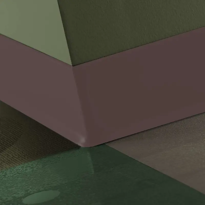 Tarkett - Duracove Thermoplastic Rubber 1/8" (Type TP) - DC 132 4 X 4 1/8 TOE Duracove 4" #132 Espresso - Wall Base 4' (Pack of 30)