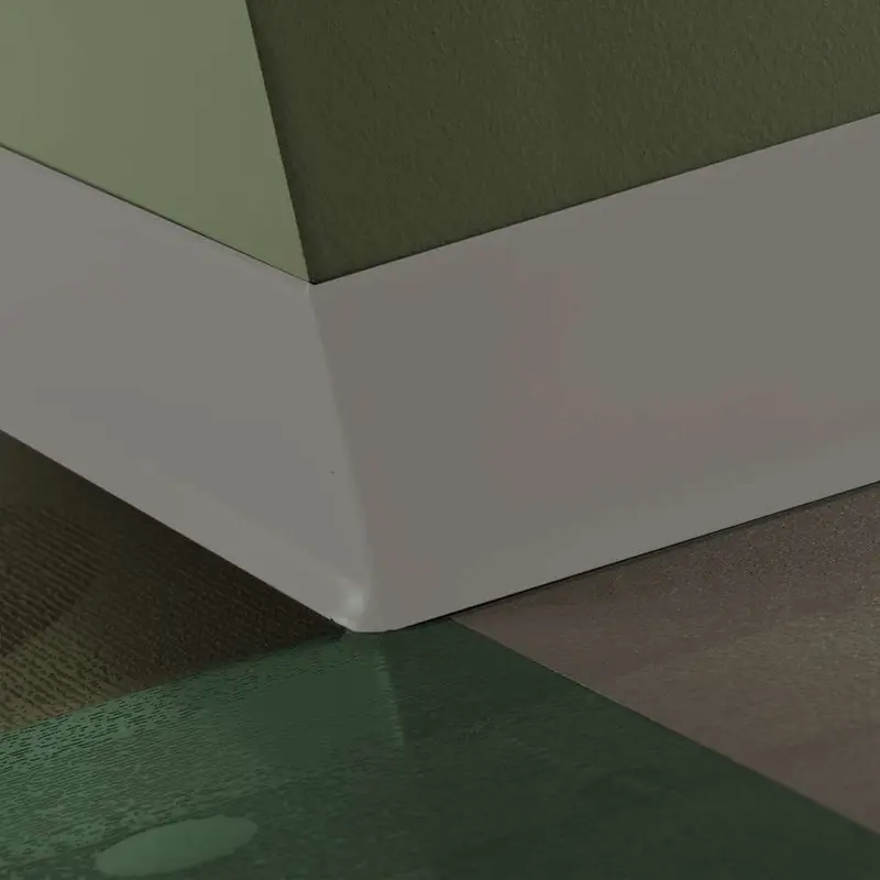 Tarkett - Duracove Thermoplastic Rubber 1/8" (Type TP) - DC 32 4 X 4 1/8 TOE Duracove 4" #32 Pebble - Wall Base 4' (Pack of 30)