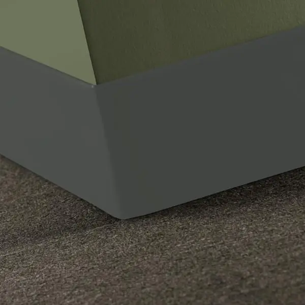 Tarkett - Duracove Thermoplastic Rubber 1/8" (Type TP) - DC 168 4.5 X 120 1/8 TOE Duracove 4-1/2" #168 Thunder - Wall Base 120'