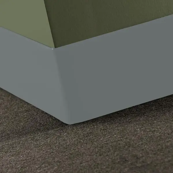Tarkett - Duracove Thermoplastic Rubber 1/8" (Type TP) - DC 28 4.5 X 120 1/8 TOE Duracove 4-1/2" #28 Medium Grey - Wall Base 120'