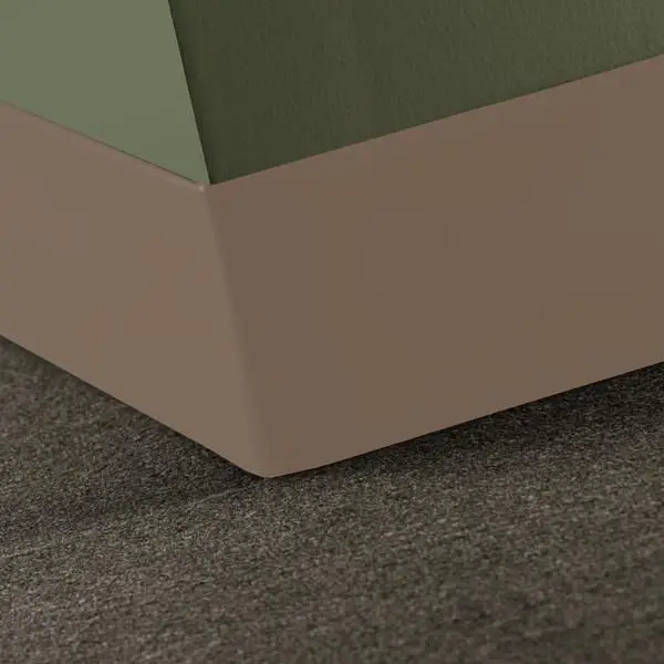 Tarkett - Duracove Thermoplastic Rubber 1/8" (Type TP) - DC 45 4.5 X 120 1/8 TOE Duracove 4-1/2" #45 Sandalwood - Wall Base 120'