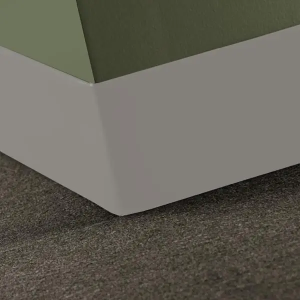 Tarkett - Duracove Thermoplastic Rubber 1/8" (Type TP) - DC 55 4.5 X 120 1/8 TOE Duracove 4-1/2" #55 Silver Grey - Wall Base 120'