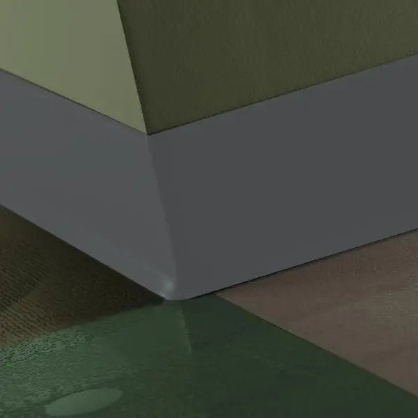 Tarkett - Duracove Thermoplastic Rubber 1/8" (Type TP) - DC 178 6 X 100 1/8 TOE Duracove 6" #178 Ironstone - Wall Base 100'