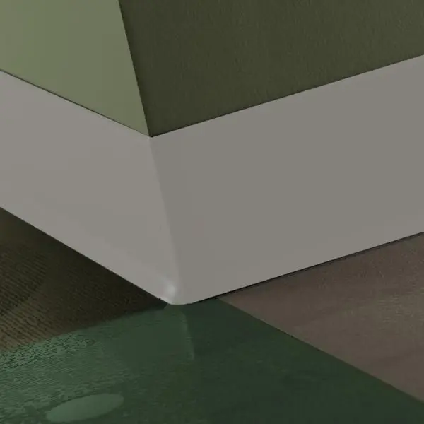Tarkett - Duracove Thermoplastic Rubber 1/8" (Type TP) - DC 55 6 X 100 1/8 TOE Duracove 6" #55 Silver Grey - Wall Base 100'