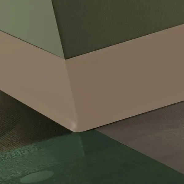 Tarkett - Duracove Thermoplastic Rubber 1/8" (Type TP) - DC TA1 6 X 100 1/8 TOE Duracove 6" #TA1 Tannery - Wall Base 100'
