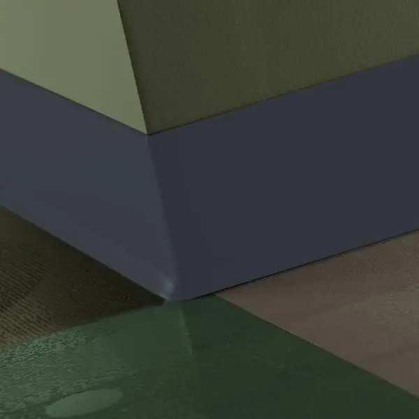 Tarkett - Duracove Thermoplastic Rubber 1/8" (Type TP) - DC TA9 6 X 100 1/8 TOE Duracove 6" #TA9 Indigo - Wall Base 100'