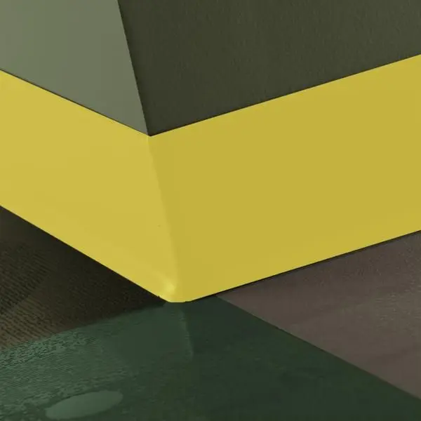 Tarkett - Duracove Thermoplastic Rubber 1/8" (Type TP) - DC TG7 6 X 100 1/8 TOE Duracove 6" #TG7 Canary - Wall Base 100'