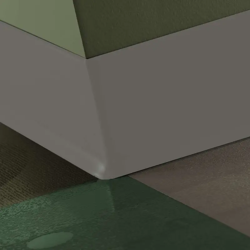 Tarkett - Duracove Thermoplastic Rubber 1/8" (Type TP) - DC 29 6 X 4 1/8 TOE Duracove 6" #29 Moon Rock - Wall Base 4' (Pack of 30)