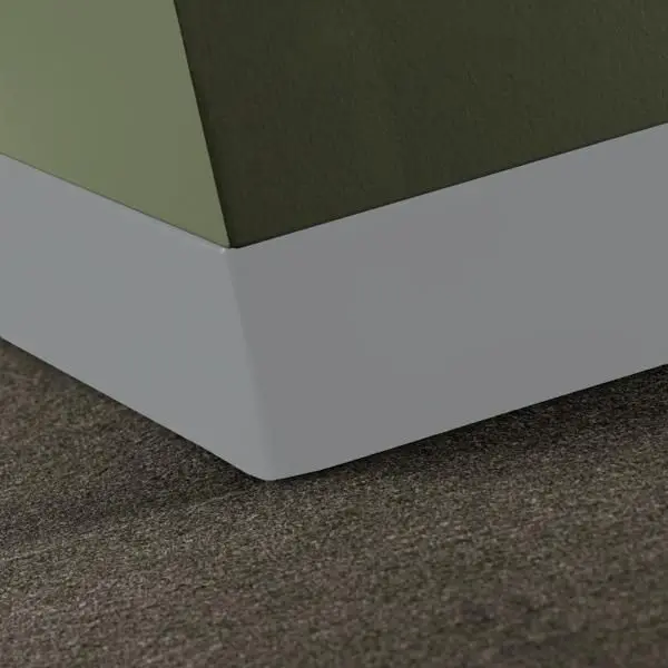 Tarkett - Duracove Thermoplastic Rubber 1/8" (Type TP) - DCT 69 4.5 X 120 1/8 Toeless Duracove 4-1/2" #69 Sterling Silver - Wall Base 120'