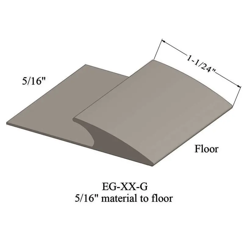 Tarkett - Edge Guard - EG 31 G for 5/16" Material to Floor #31 Zephyr 12'