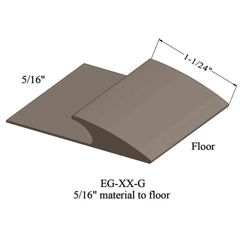 Tarkett - Edge Guard - EG 45 G for 5/16" Material to Floor #45 Sandalwood 12'