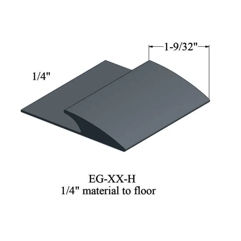 Tarkett - Edge Guard - EG 18 H for 1/4" Material to Floor #18 Navy Blue 12'