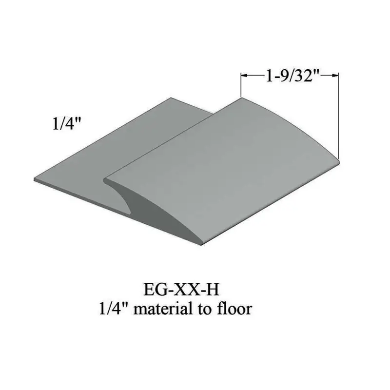 Tarkett - Edge Guard - EG 21 H for 1/4" Material to Floor #21 Platinum 12'