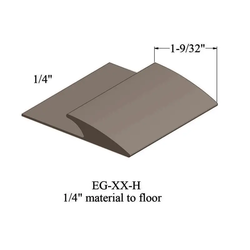 Tarkett - Edge Guard - EG 45 H for 1/4" Material to Floor #45 Sandalwood 12'