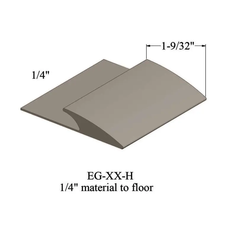 Tarkett - Edge Guard - EG 49 H for 1/4" Material to Floor #49 Beige 12'