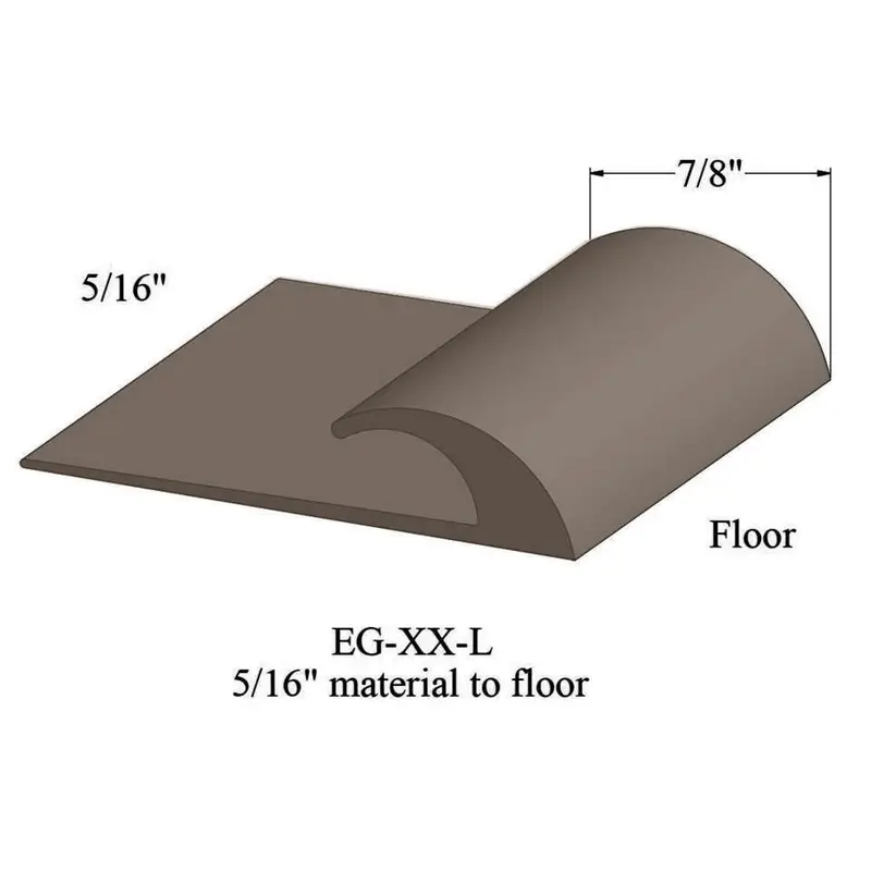 Tarkett - Edge Guard - EG 45 L for 5/16" Material to Floor #45 Sandalwood 12'