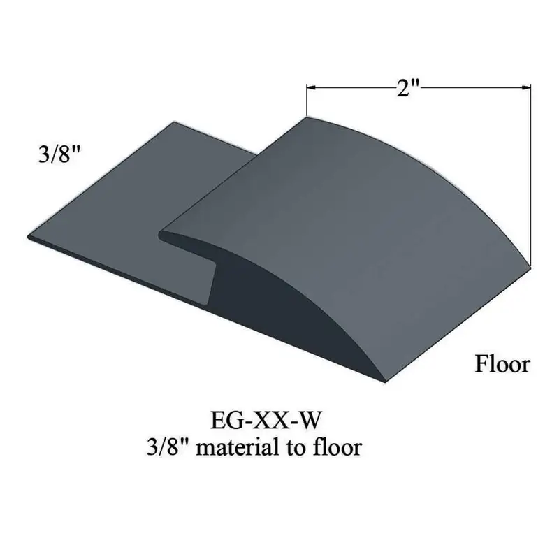 Tarkett - Edge Guard - EG 18 W for 3/8" Material to Floor #18 Navy Blue 12'