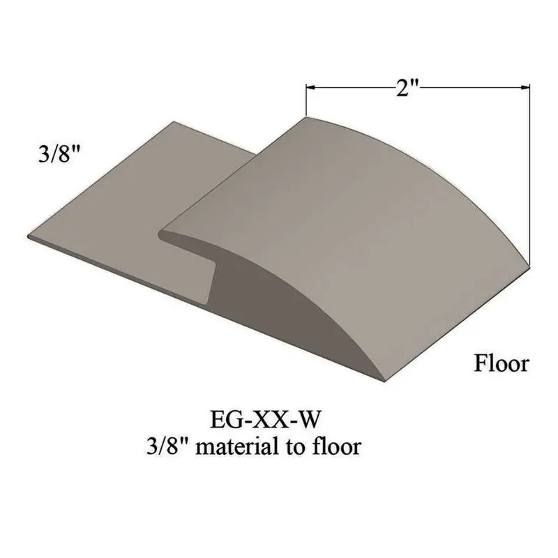 Tarkett - Edge Guard - EG 31 W for 3/8" Material to Floor #31 Zephyr 12'