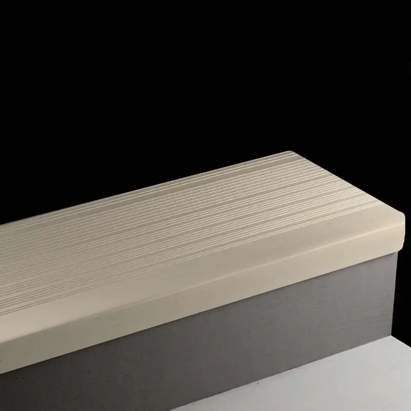 Tarkett - Vinyl Stair Treads - HD 22 SQ Heavy Duty Square Nose #22 Pearl with No Insert 48"