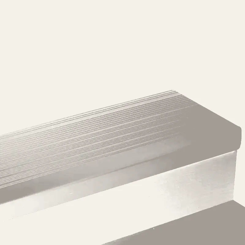 Tarkett - Vinyl Stair Treads - HD 55 SQ Heavy Duty Square Nose #55 Silver Grey with No Insert 72"