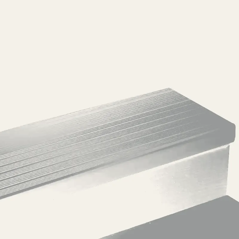Tarkett - Vinyl Stair Treads - HT 38 SQ Safe-T-Rib Square Nose #38 Pewter with No Insert 48"